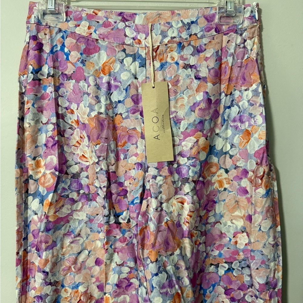 NWT Acoa Floral Pants - Picture 2 of 8